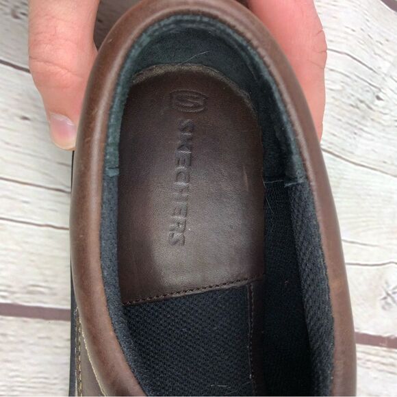 Skechers Brown Leather Slip On Loafers Men\'s US 11 main image 6